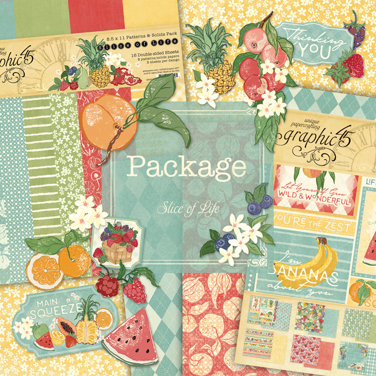 graphic-45-slice-of-life-papier-paket-frucht-8-teilig image 1