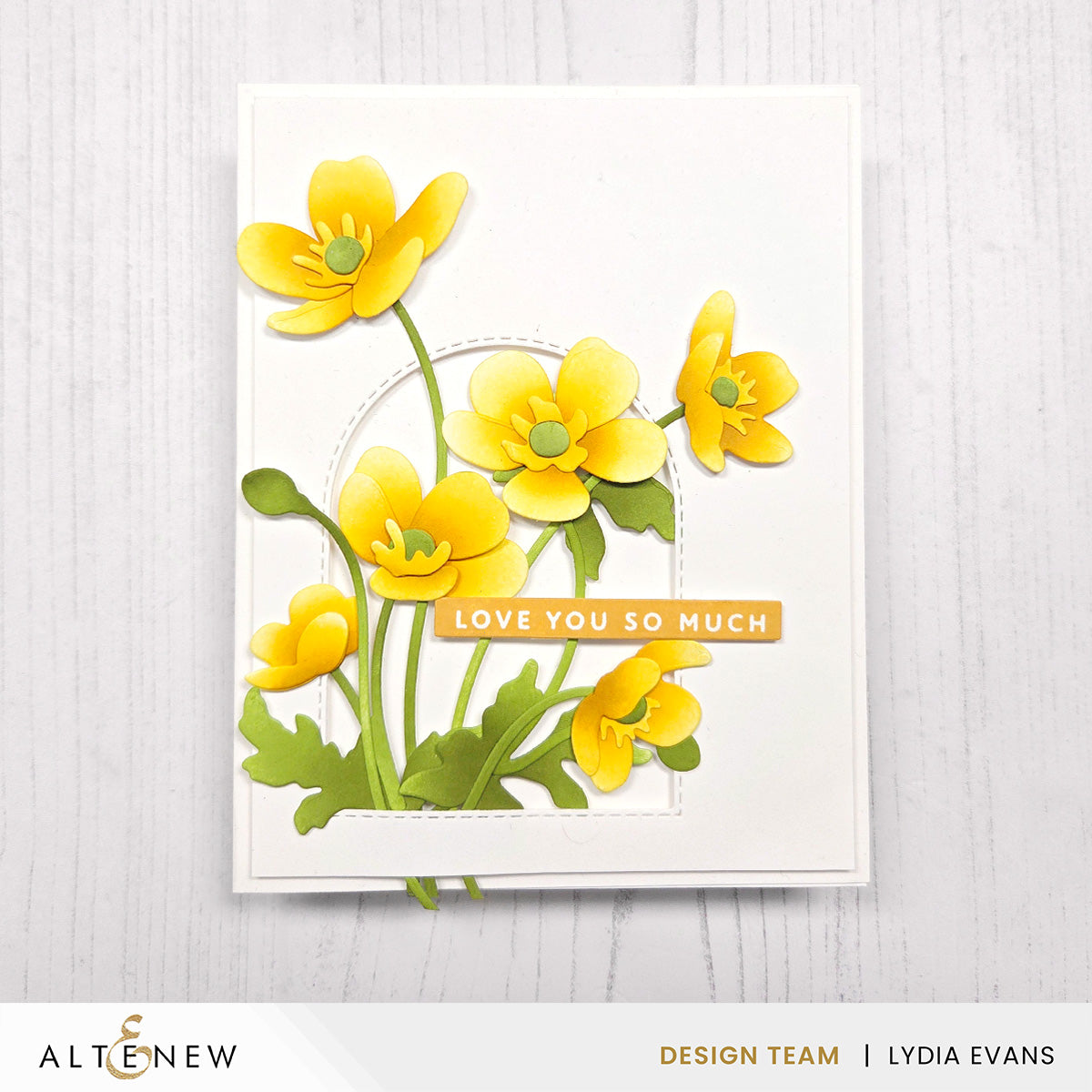 altenew-craft-a-flower-buttercup-bunch-stanzen-set image 2