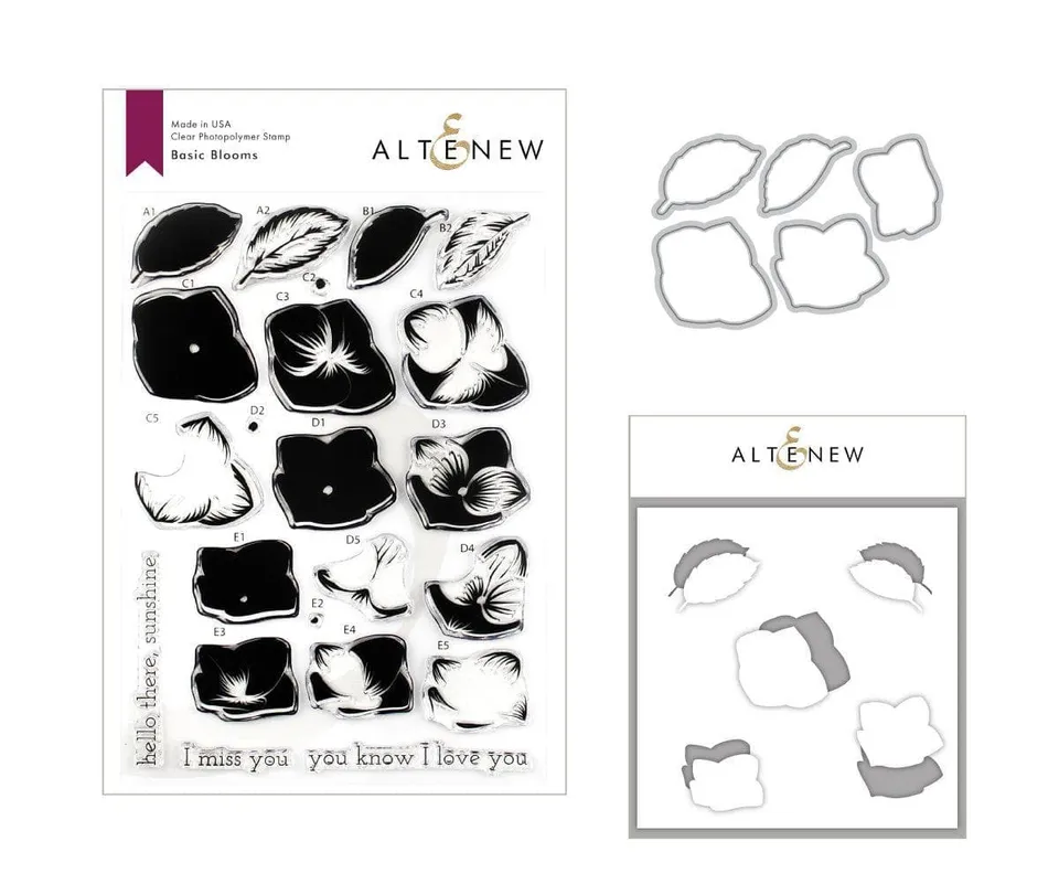 altenew-basic-blooms-mask-stencil-schablone-blumen image 1
