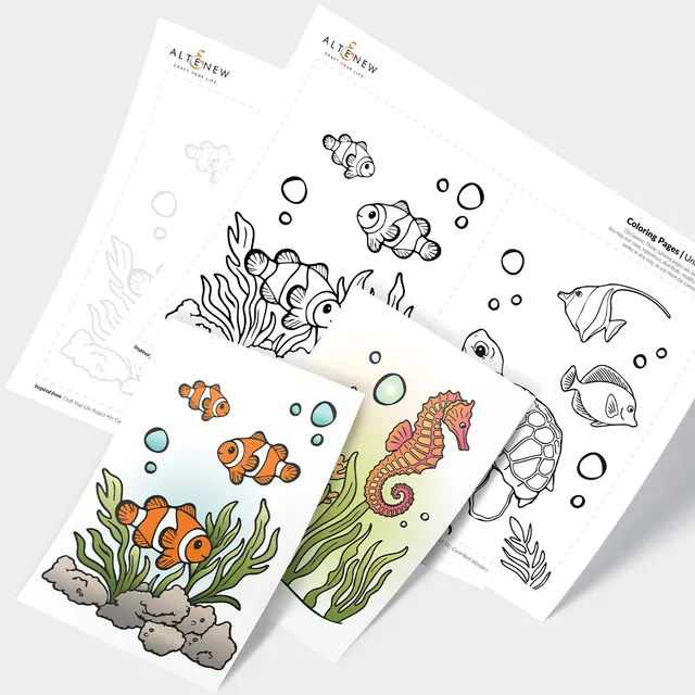 altenew-under-the-sea-ausmalbilder-download-meer-4-motive image 1
