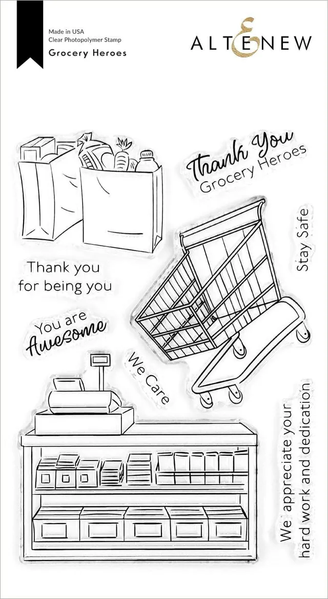 altenew-grocery-heroes-stempelset-berufe-danke-4x6-zoll image 1