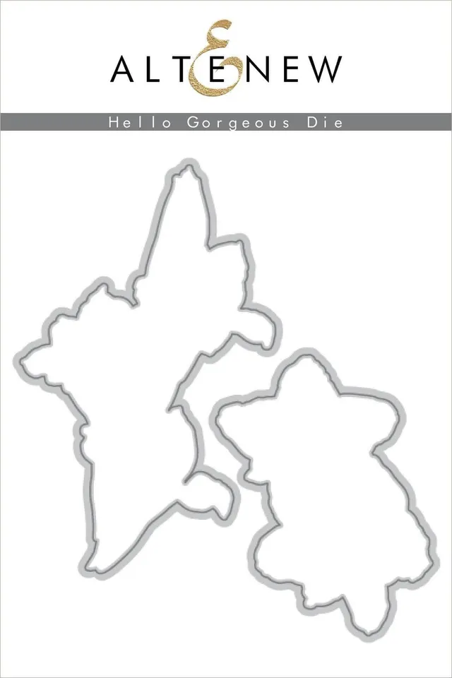 altenew-hello-gorgeous-dies-stanzschablonen-2-teilig-schriftzug image 1
