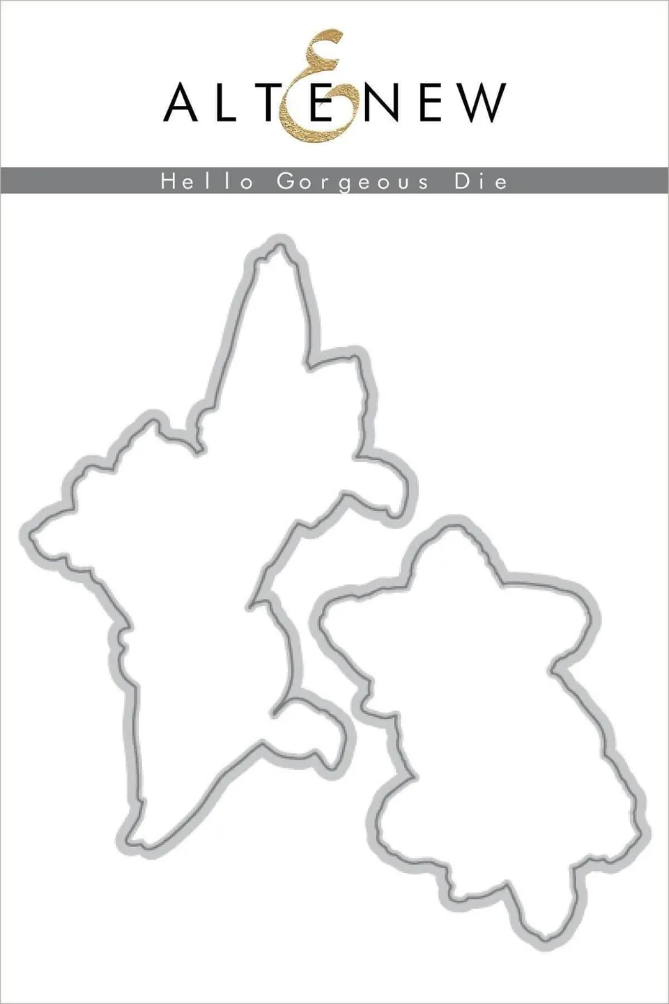 altenew-hello-gorgeous-dies-stanzschablonen-2-teilig-schriftzug image 1