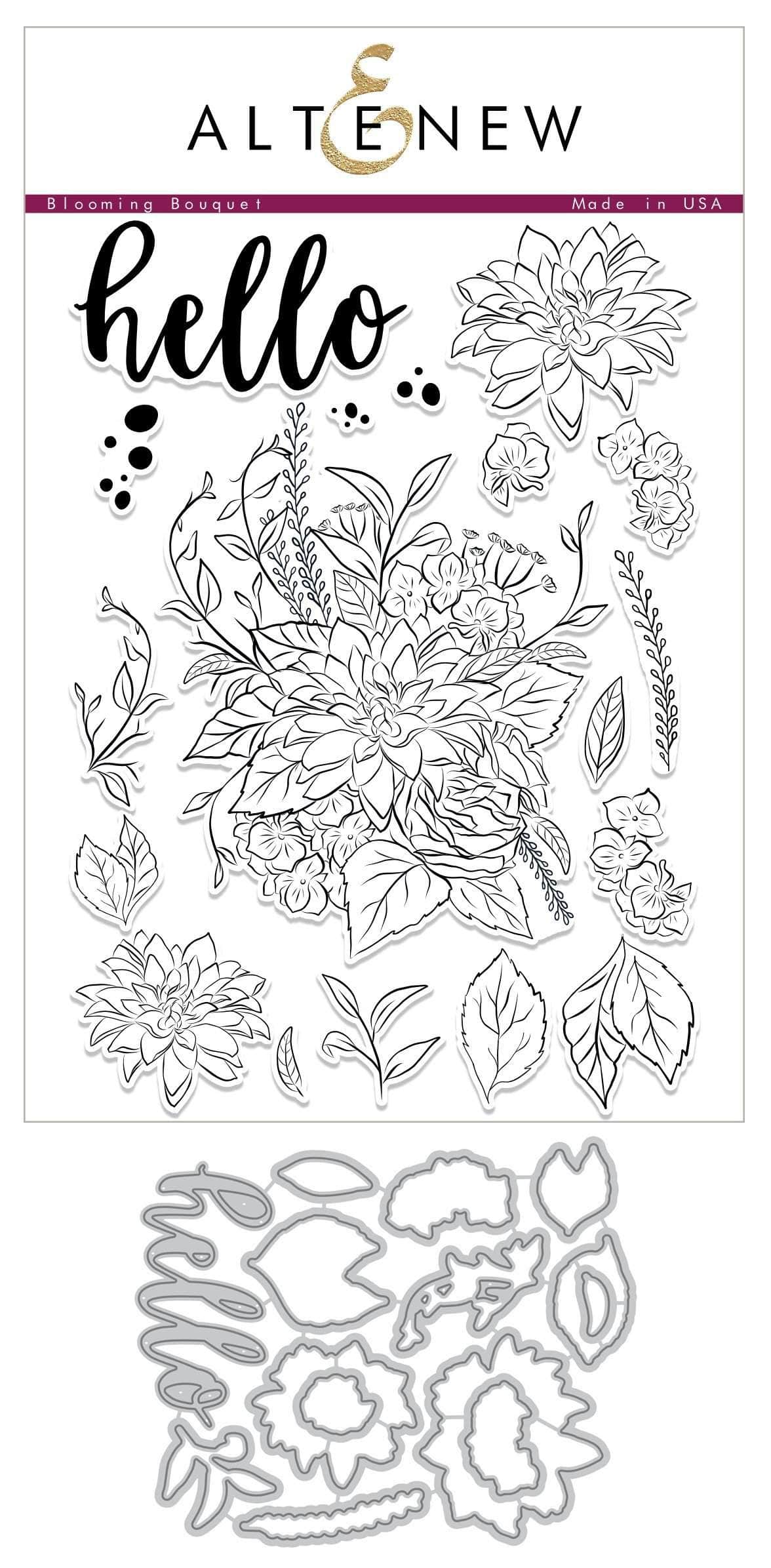 altenew-blooming-bouquet-stempel-stanzen-bundle-blumenstrau image 1