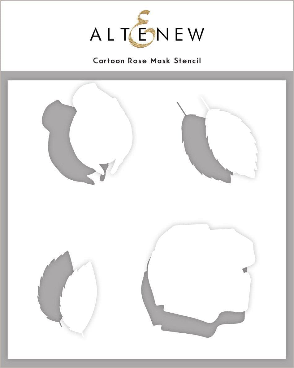 altenew-cartoon-rose-mask-schablone-6x6-floral-rosen image 1