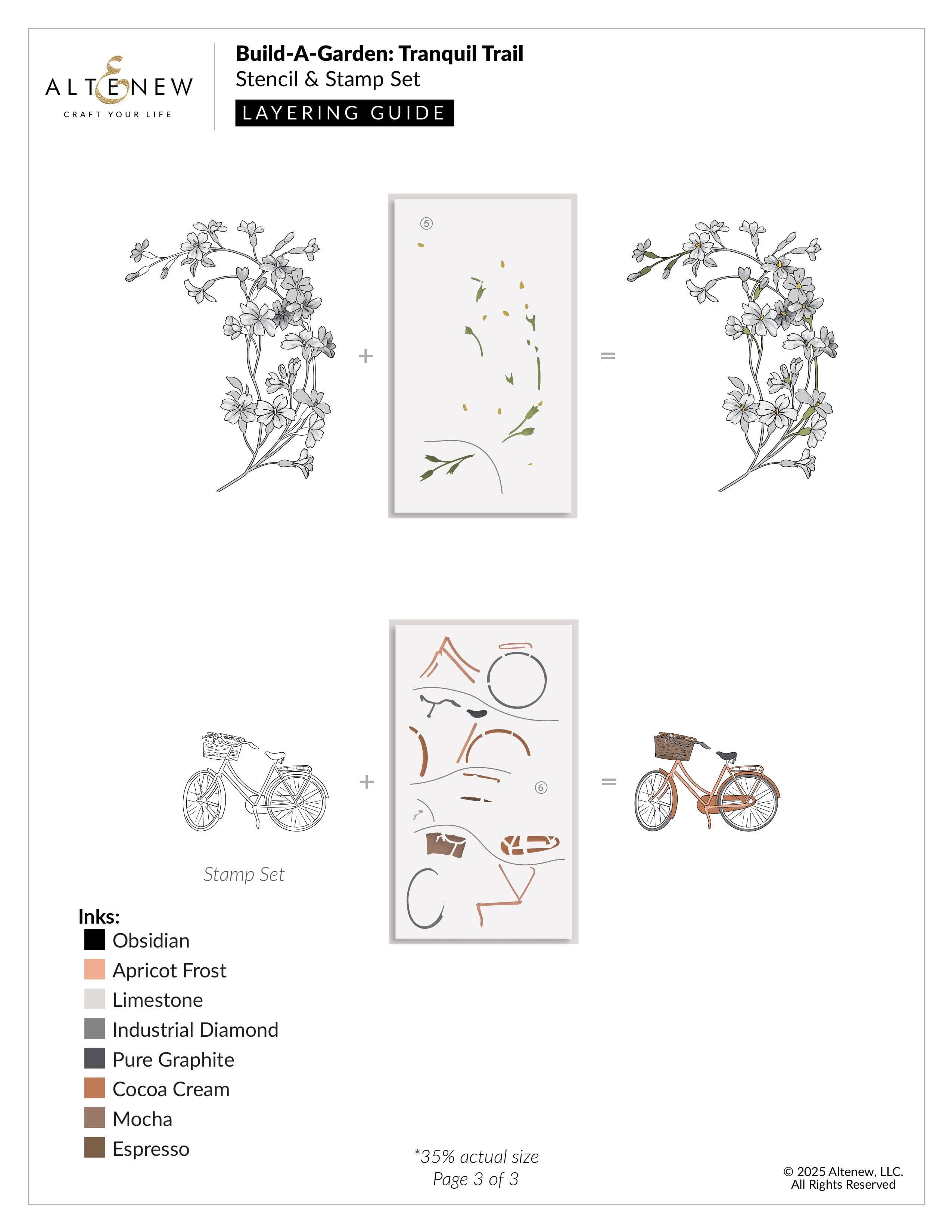 altenew-tranquil-trail-die-bundle-stanzen-floral image 5