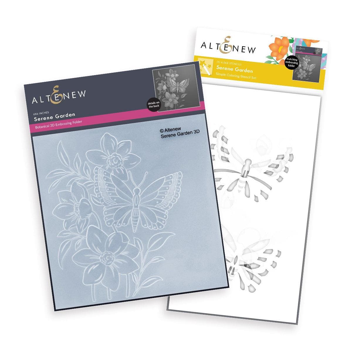 altenew-serene-garden-bundle-pr-gefolder-6x6-stencil-set image 1