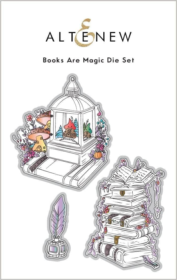 altenew-books-are-magic-stanzschablonen-set-3-tlg-buch image 1
