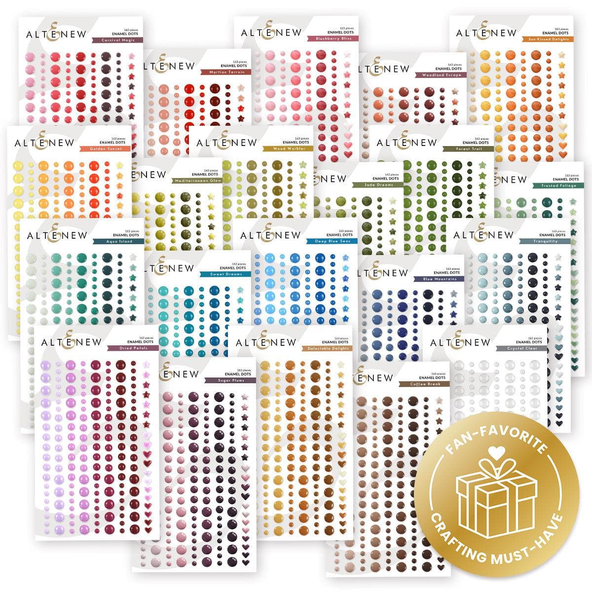 altenew-prismatic-enamel-dots-bundle-21-farben-deko image 1