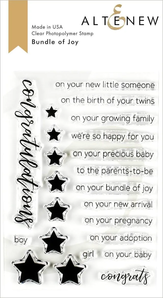 altenew-bundle-of-joy-stempelset-baby-sterne-23-teile image 1