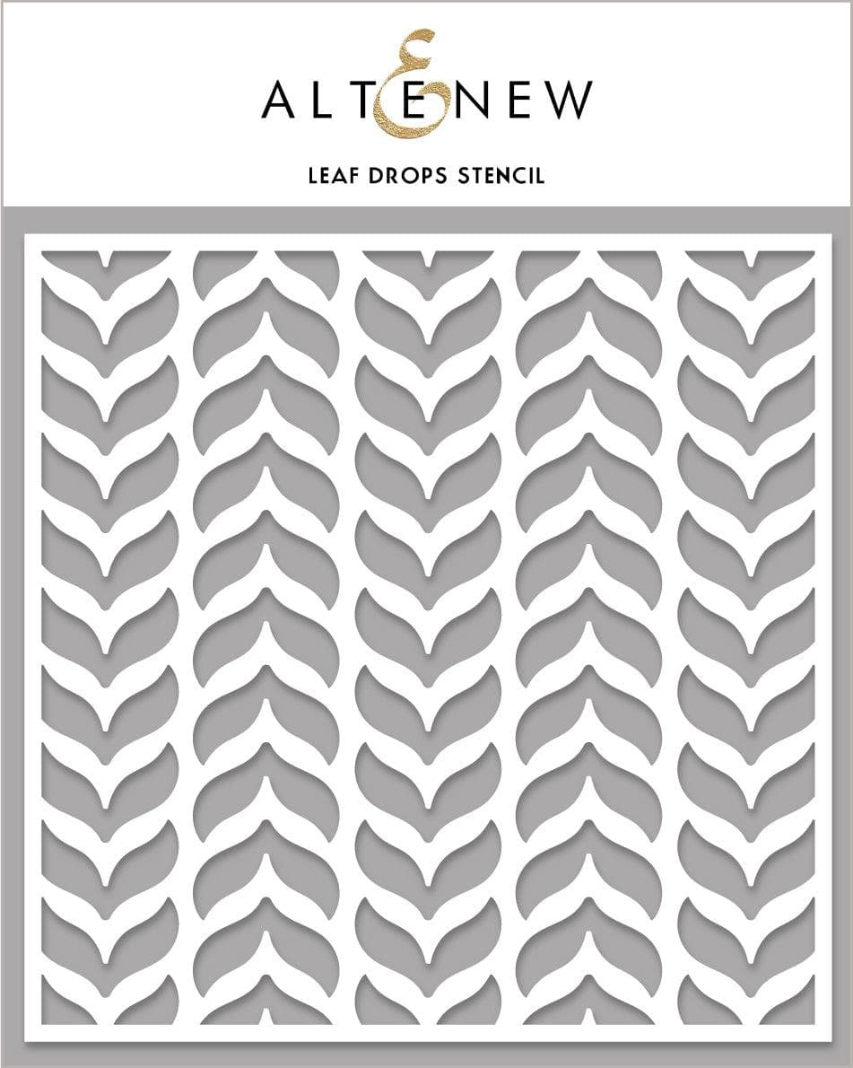 altenew-leaf-drops-schablone-6x6-zoll-bl-tter-hintergrund image 1