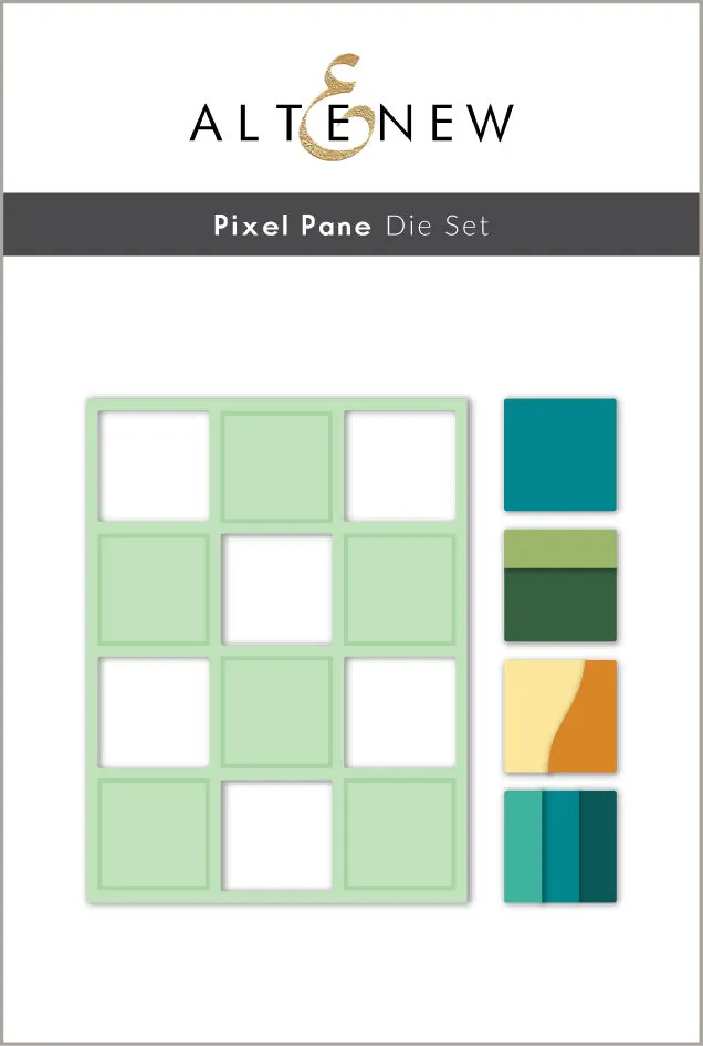 altenew-pixel-pane-die-set-stanzen-hintergrund-raster image 1