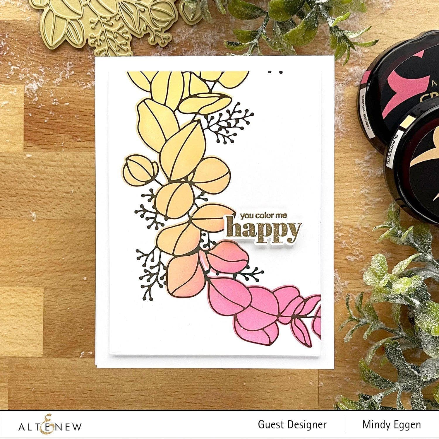 altenew-eucalyptus-wreath-coloring-stencil-schablone image 2