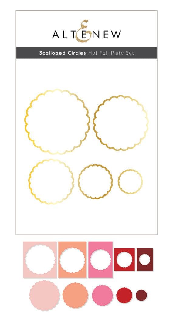 altenew-scalloped-circles-komplett-bundle-folienplatte-stanze image 1