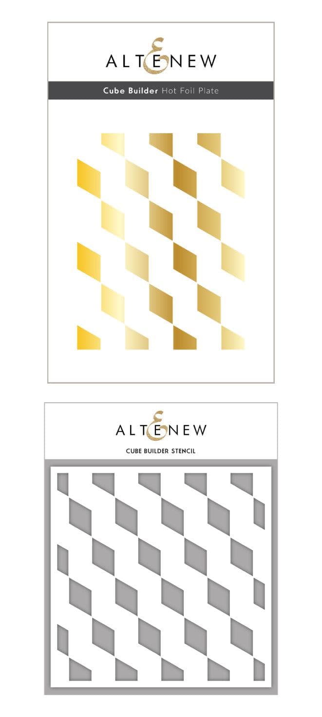 altenew-cube-builder-hot-foil-plate-stencil-set-geometrisch image 1
