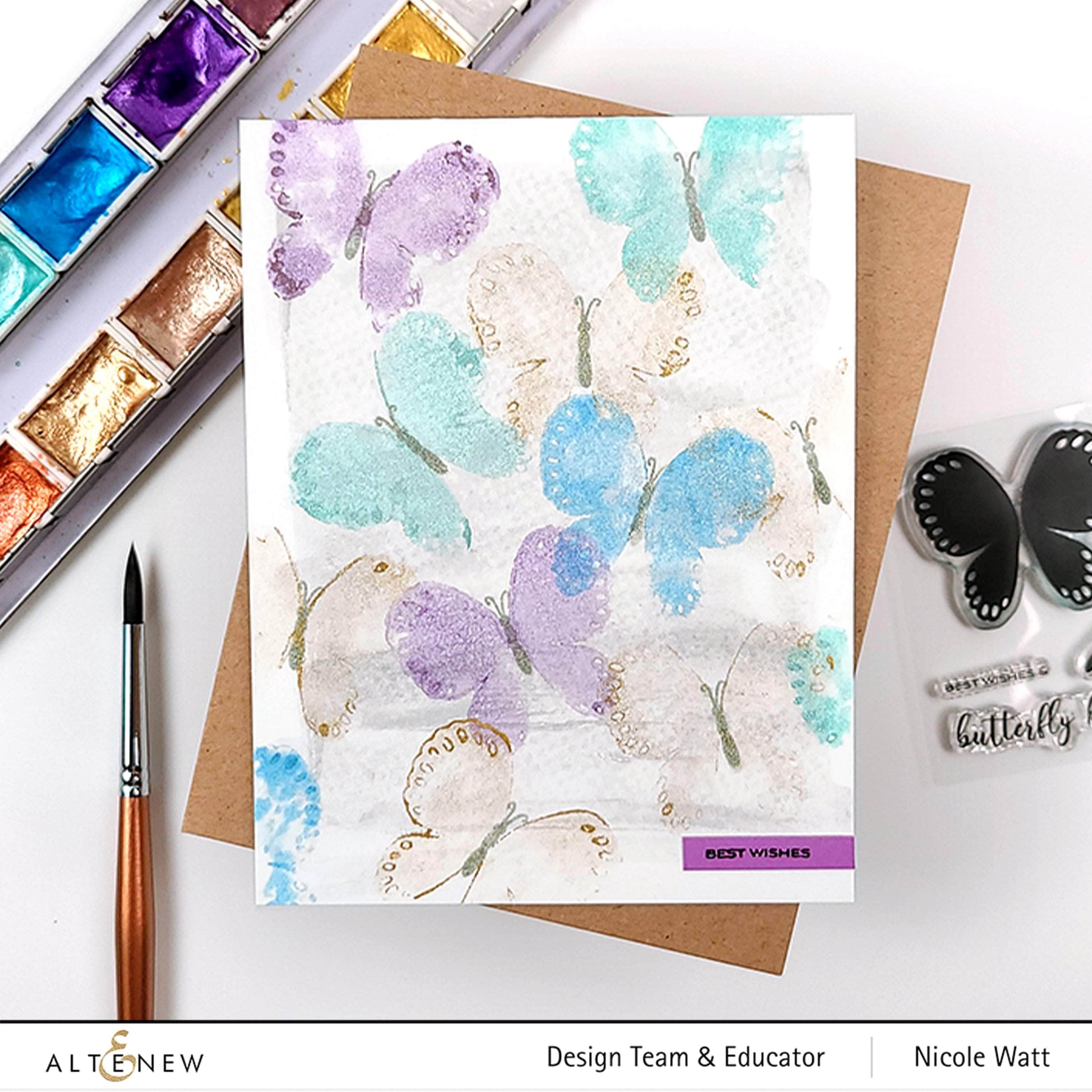 altenew-butterfly-kisses-stempel-mini-schmetterling-2x3 image 2
