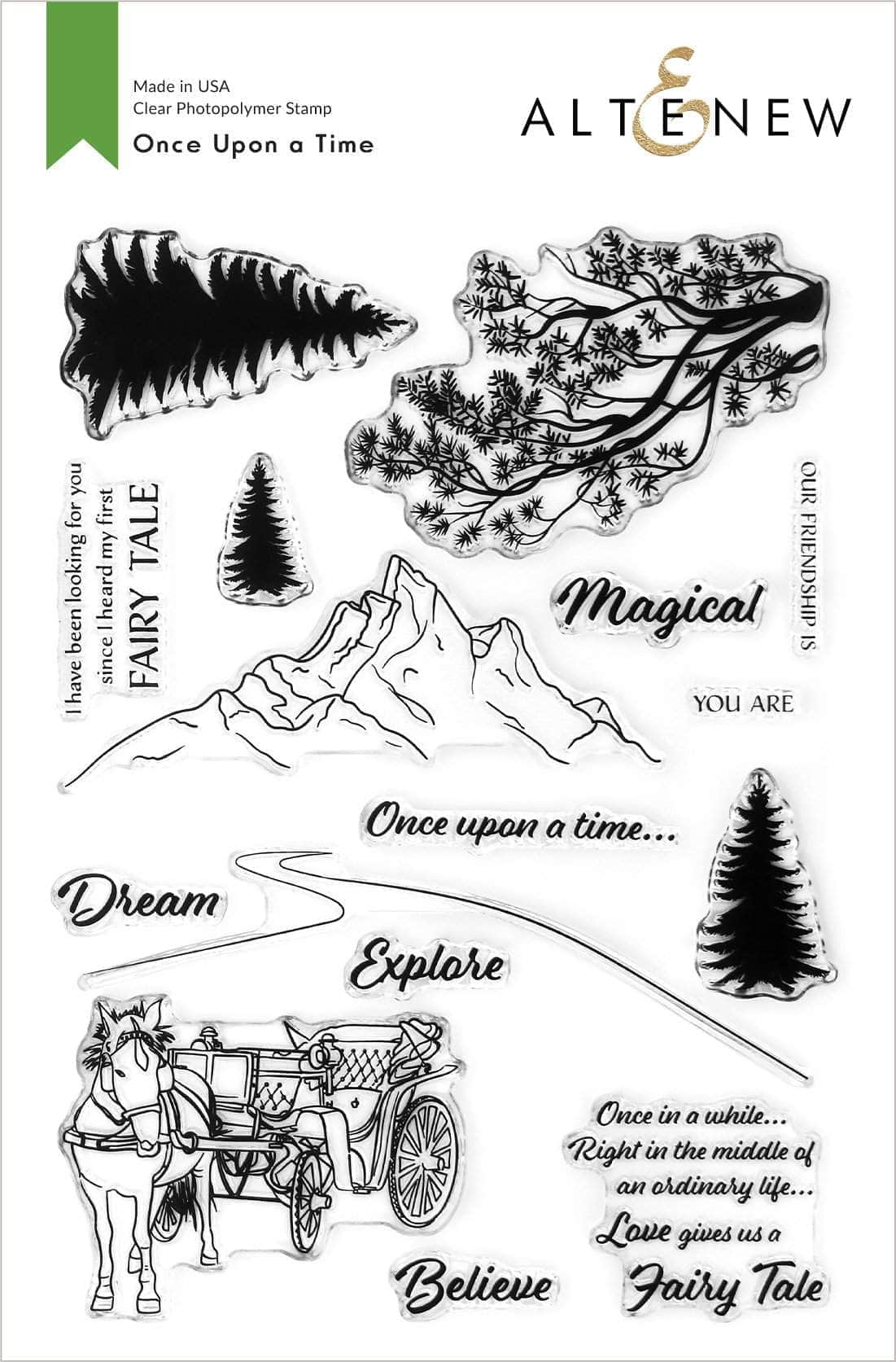altenew-once-upon-a-time-stempelset-clear-stamps-m-rchen-16-tlg image 1