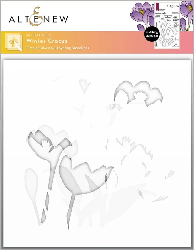 altenew-winter-crocus-schablonen-layering-3in1 image 1