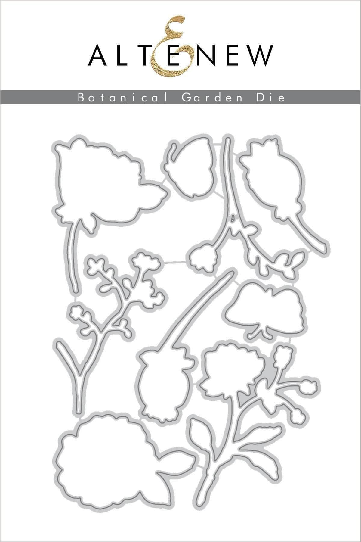 altenew-botanical-garden-die-set-stanzen-floral-9-tlg image 1