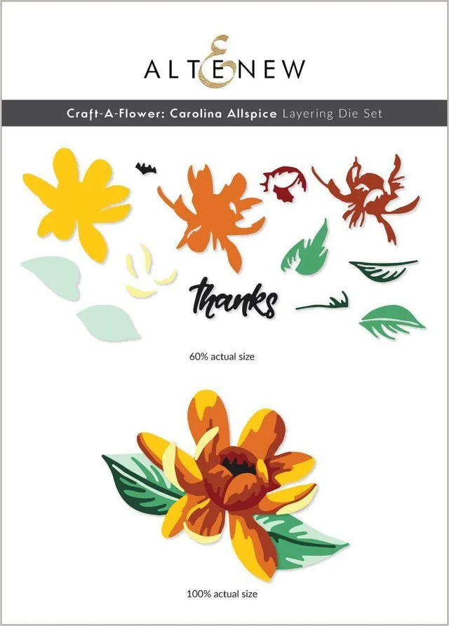 altenew-carolina-allspice-stanzset-blume-13-dies image 1