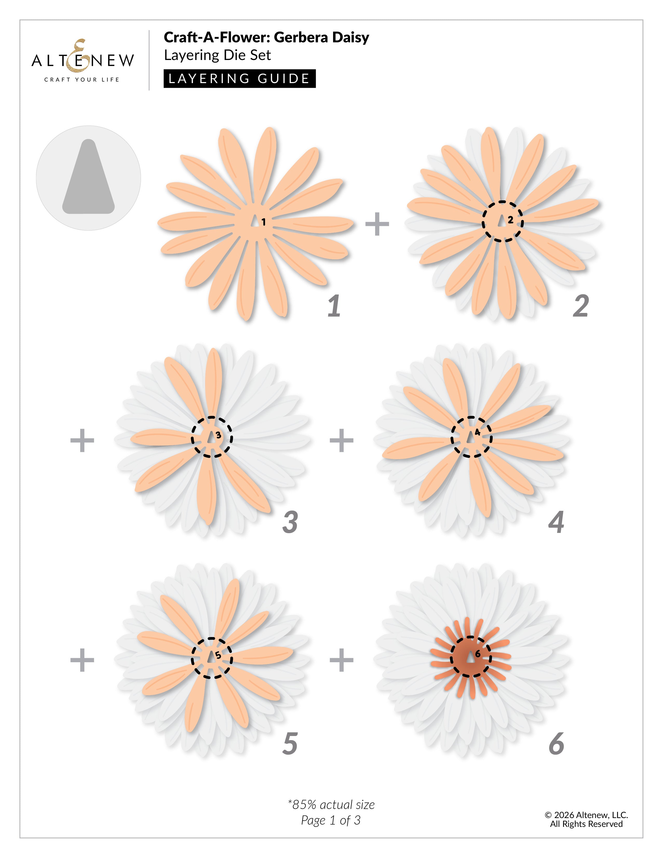 altenew-craft-a-flower-gerbera-daisy-stanzschablonen-set image 3