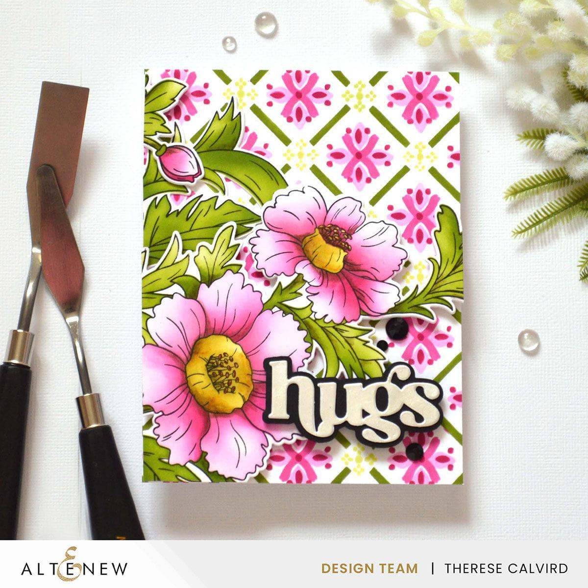 altenew-patterned-petals-schablonen-set-4in1-blumen-6x6 image 8