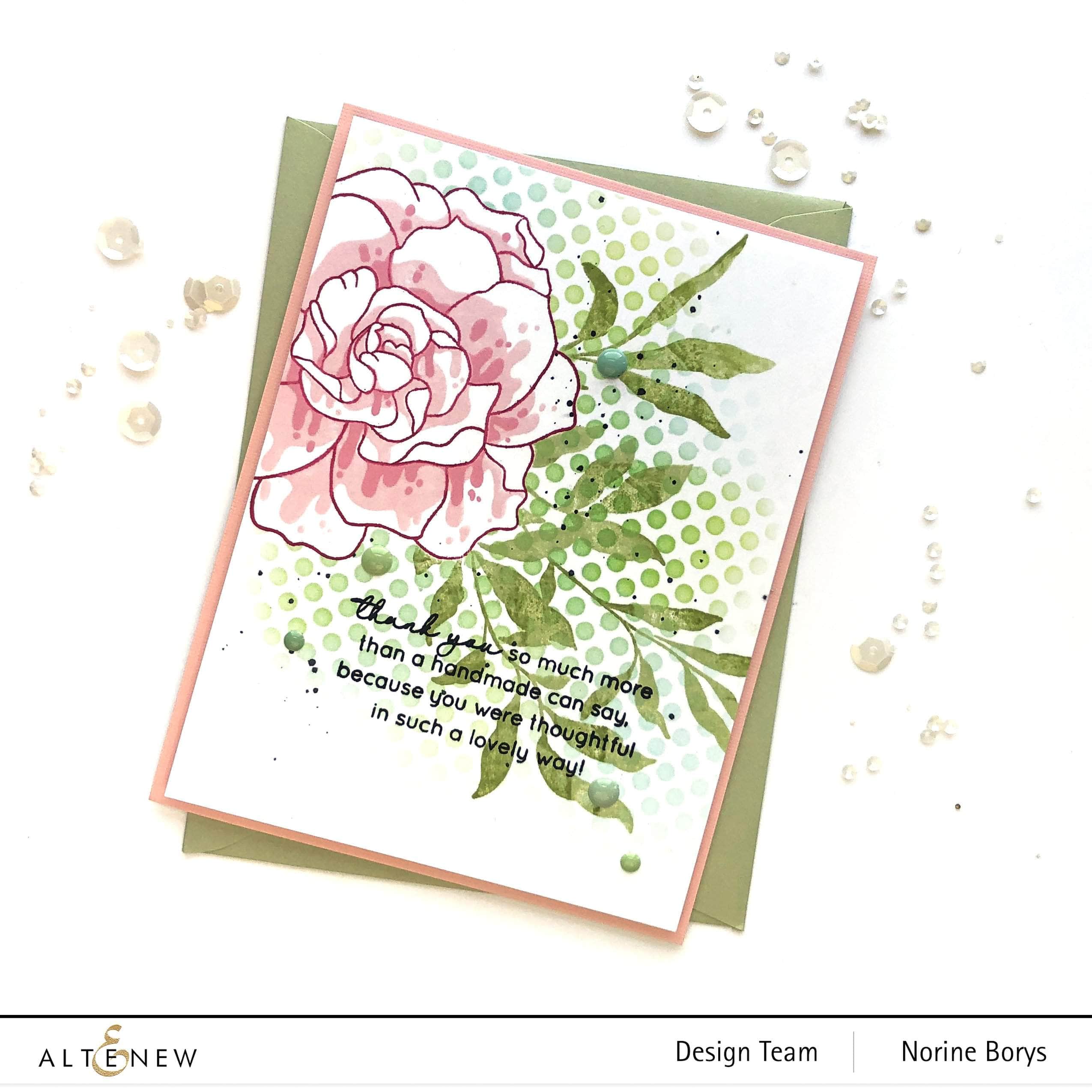 altenew-amazing-things-stempelset-blume-6x8 image 3