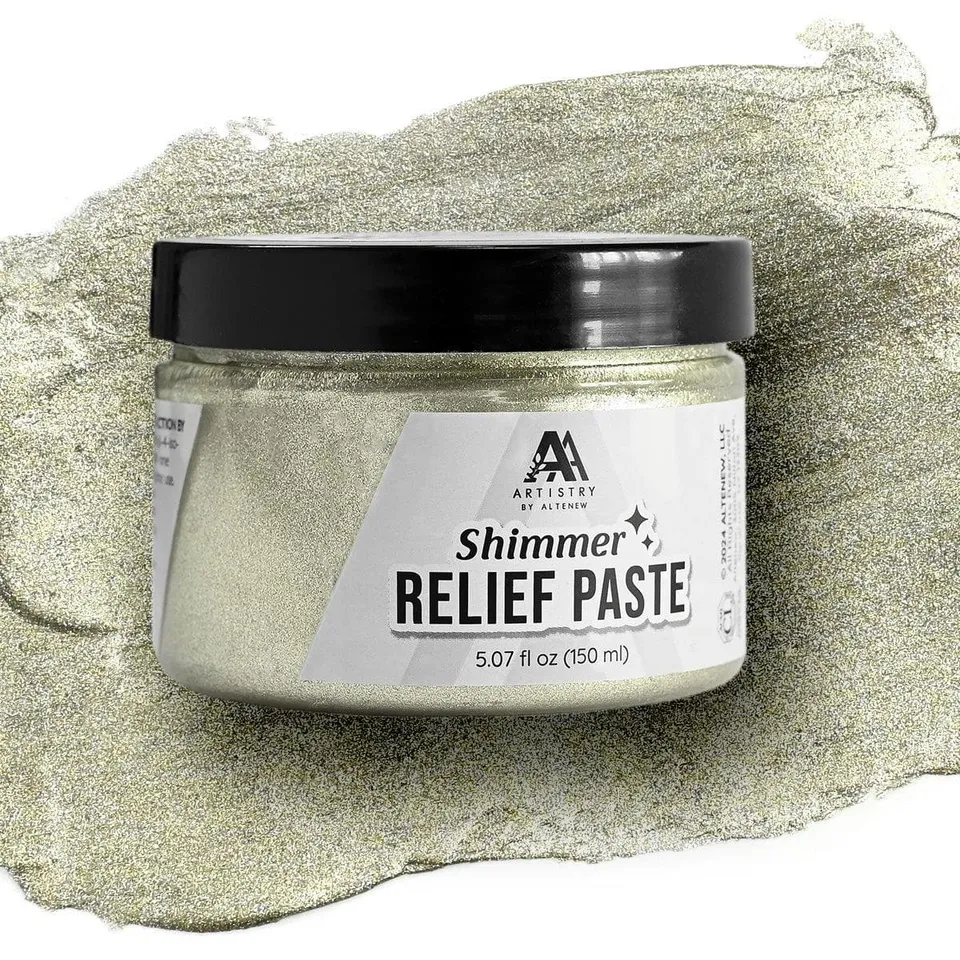 altenew-shimmer-relief-paste-brushed-pyrite-150ml-gold image 1