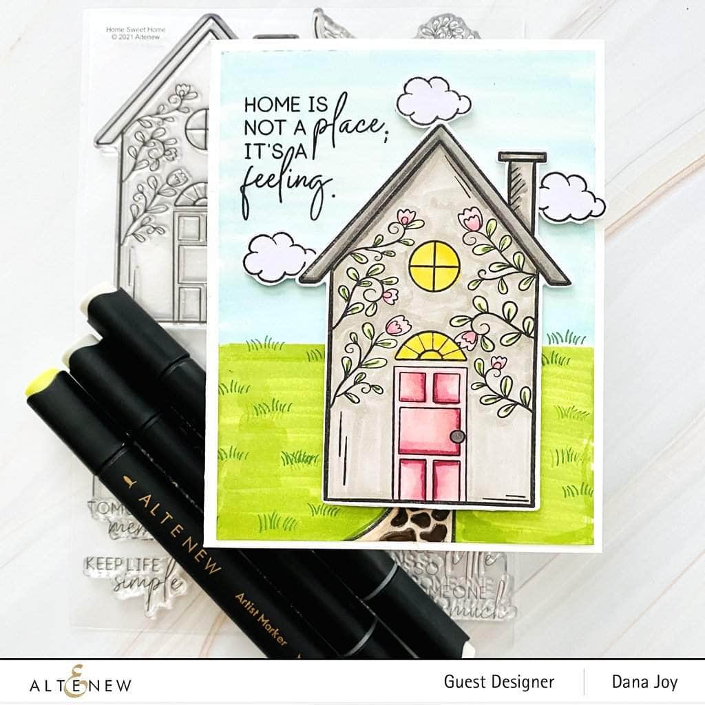 altenew-home-sweet-home-stempelset-haus-6x8 image 2