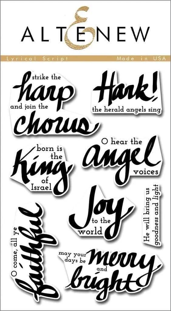 altenew-lyrical-script-stempelset-4x6-zoll-weihnachten image 1
