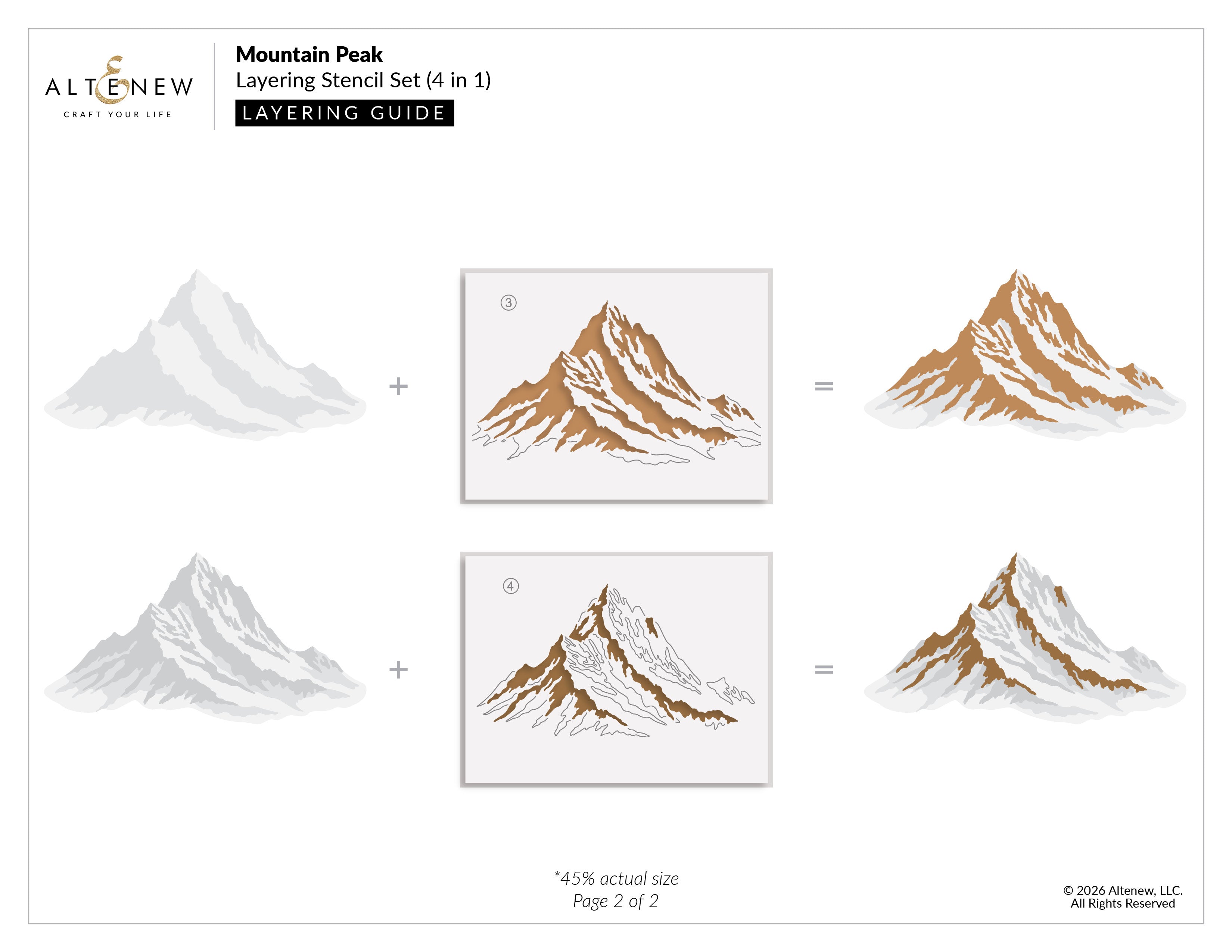 altenew-mountain-peak-schablonenset-berge-4-in-1 image 4