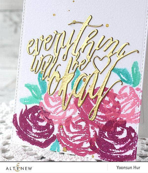 altenew-everything-will-be-okay-stanze-schriftzug image 5