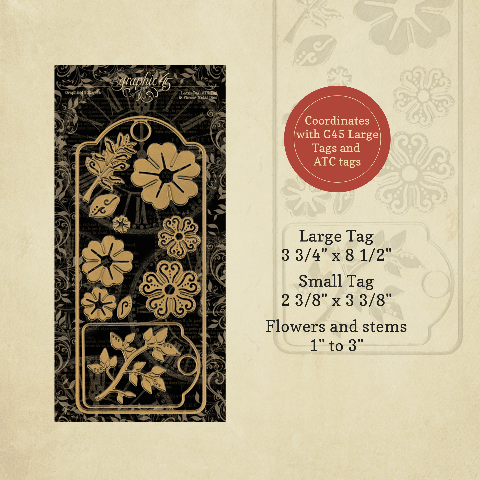 graphic-45-staples-tag-und-flower-dies-stanzformen-12tlg image 2