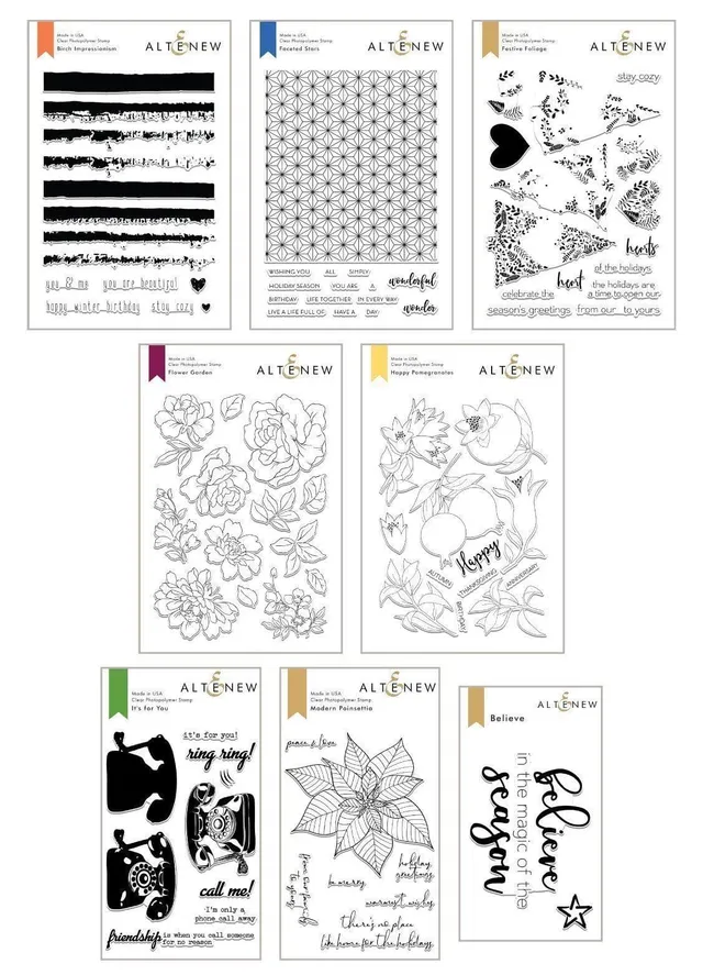 altenew-holiday-friendship-stempel-bundle-8-stempelsets image 1