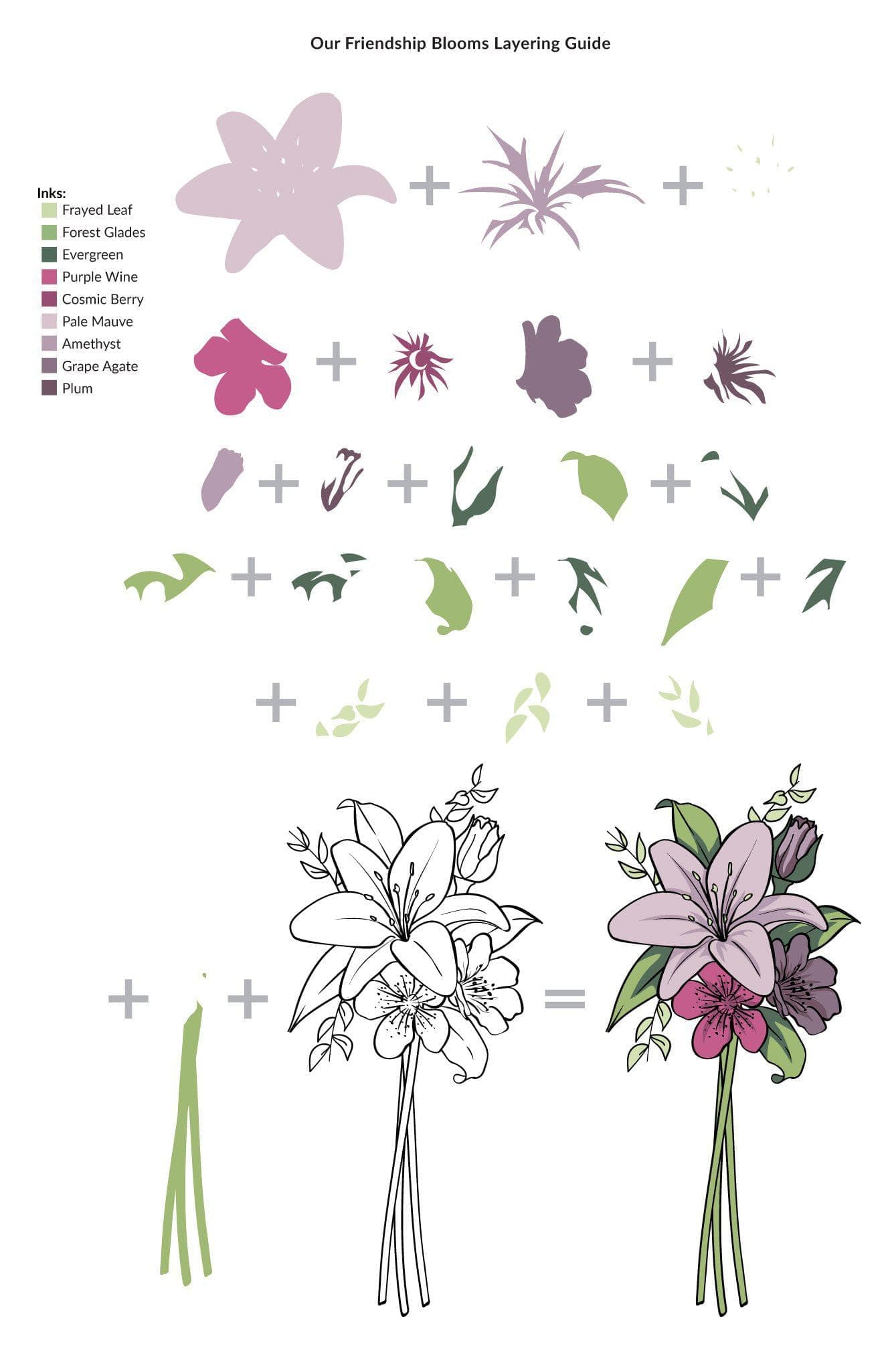 altenew-our-friendship-blooms-stempelset-6x8-blumen image 2