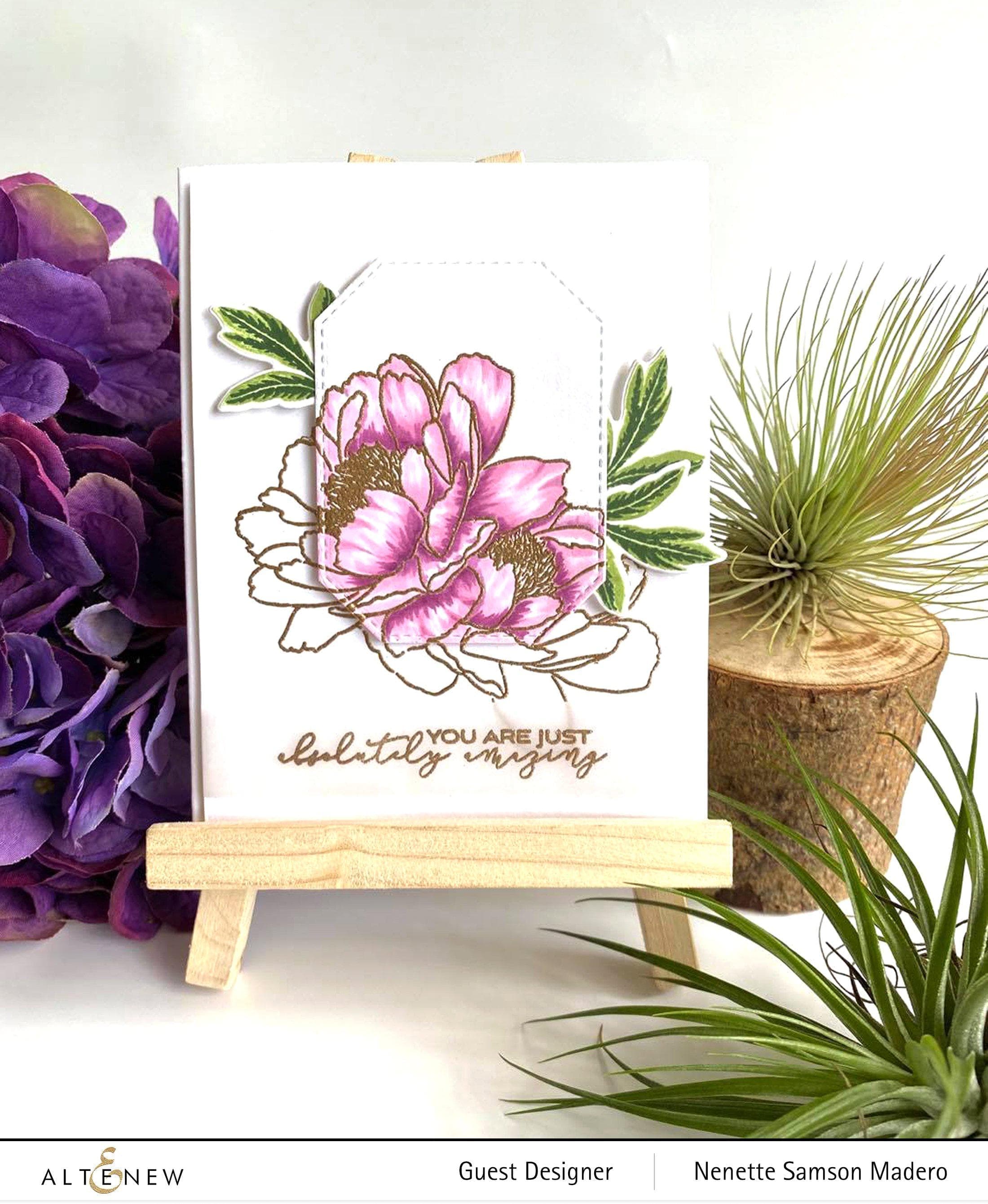 altenew-build-a-flower-hawaiian-coral-stempelset-mit-stanzen-und-ink image 2