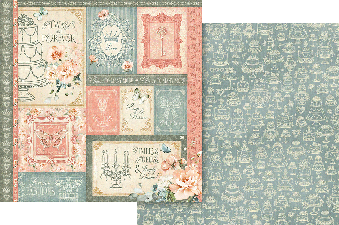 graphic-45-always-forever-12x12-designpapier-24-bogen-romantisch image 2