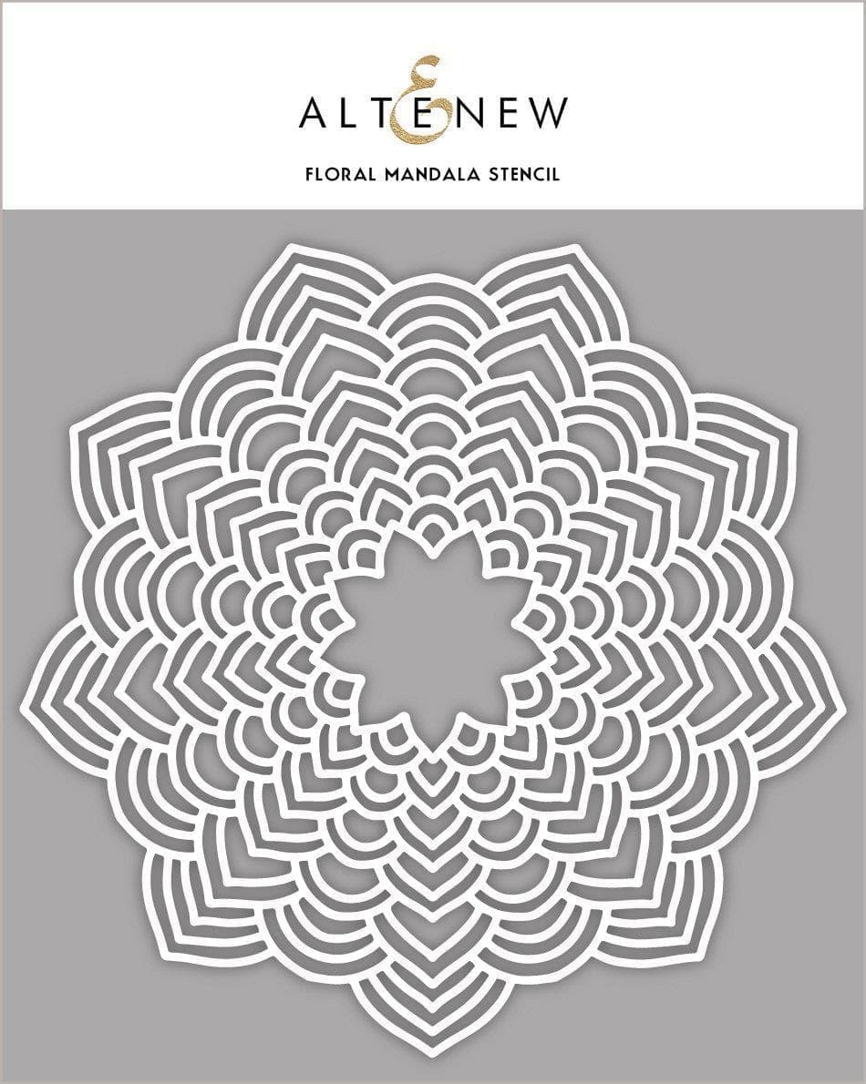 altenew-stencils-floral-mandala-schablone-8x8-hintergrund image 1