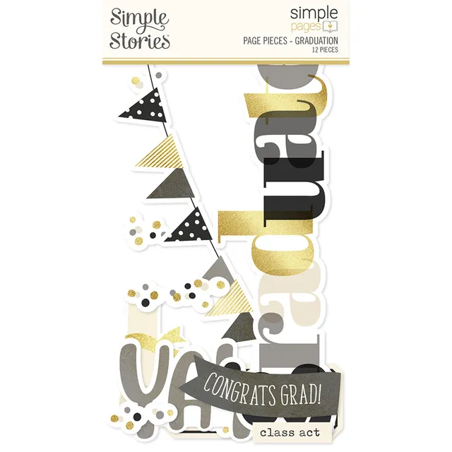 simple-stories-simple-pages-graduation-die-cuts-12-cardstock-teile image 1