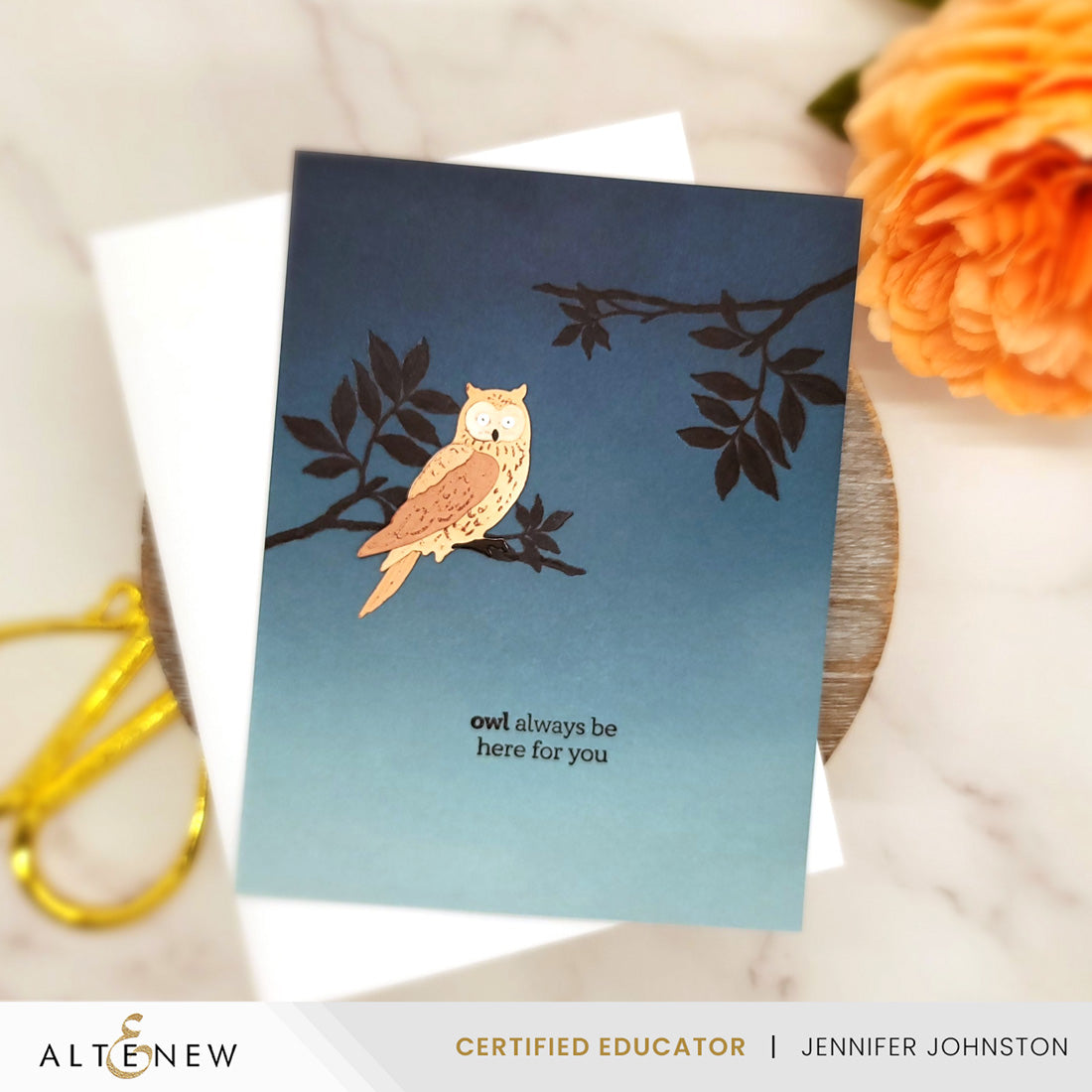 altenew-mini-delight-woodland-wisdom-stempel-eule-set image 6