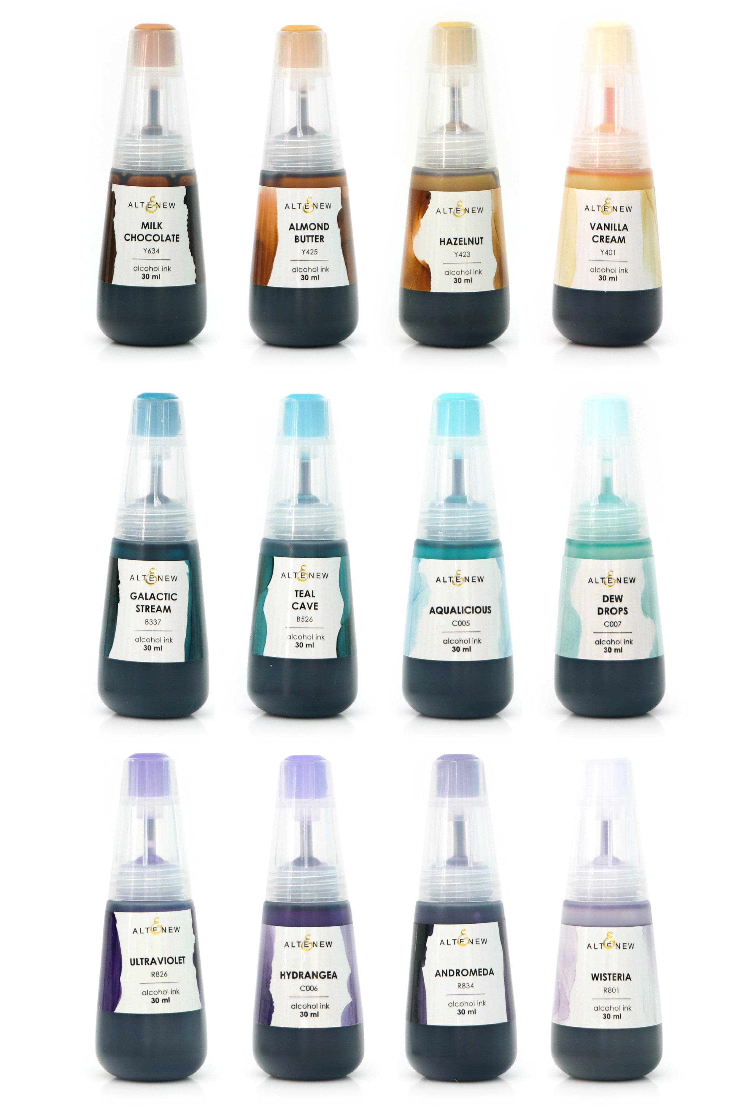altenew-inks-water-garden-alcohol-ink-bundle-12x30ml-refill image 1