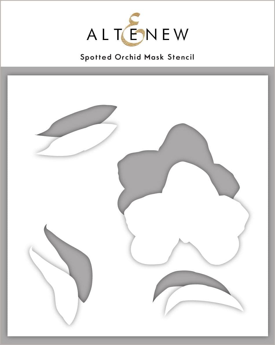 altenew-spotted-orchid-mask-stencil-6x6-zoll-floral image 1