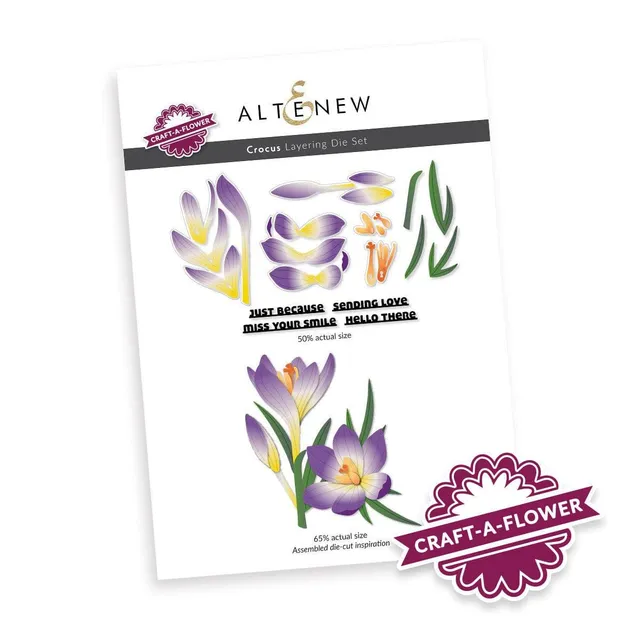 altenew-craft-a-flower-crocus-stanzschablonen-krokus-13-tlg image 1