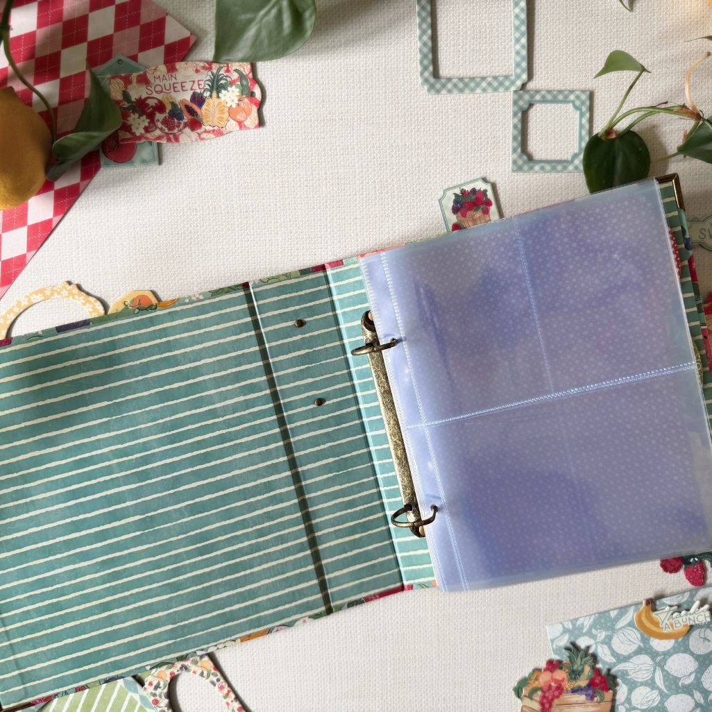graphic-45-fruit-floral-binder-album-ringalbum-6x8 image 4