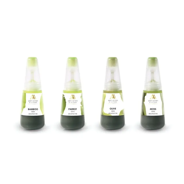 altenew-tropical-forest-alcohol-ink-bundle-gr-n-4tlg image 1