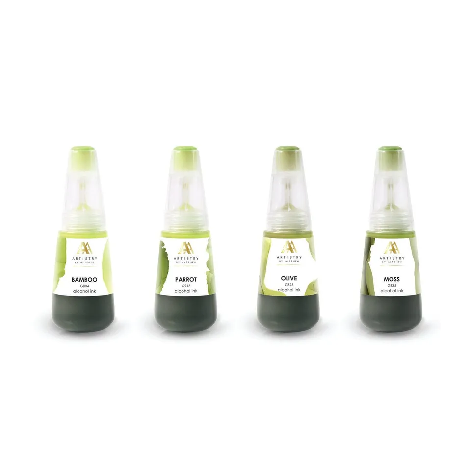altenew-tropical-forest-alcohol-ink-bundle-gr-n-4tlg image 1