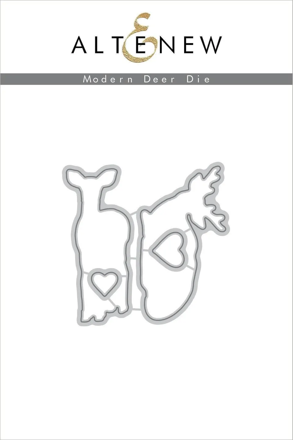 altenew-modern-deer-stanzen-hirsch-4-teilig-winter image 1