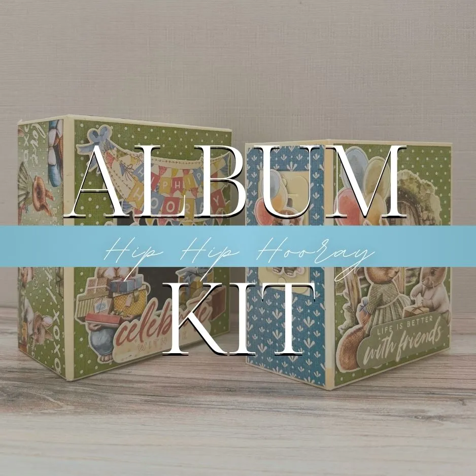 graphic-45-hip-hip-hooray-album-kit-atc-box-geburtstag image 1