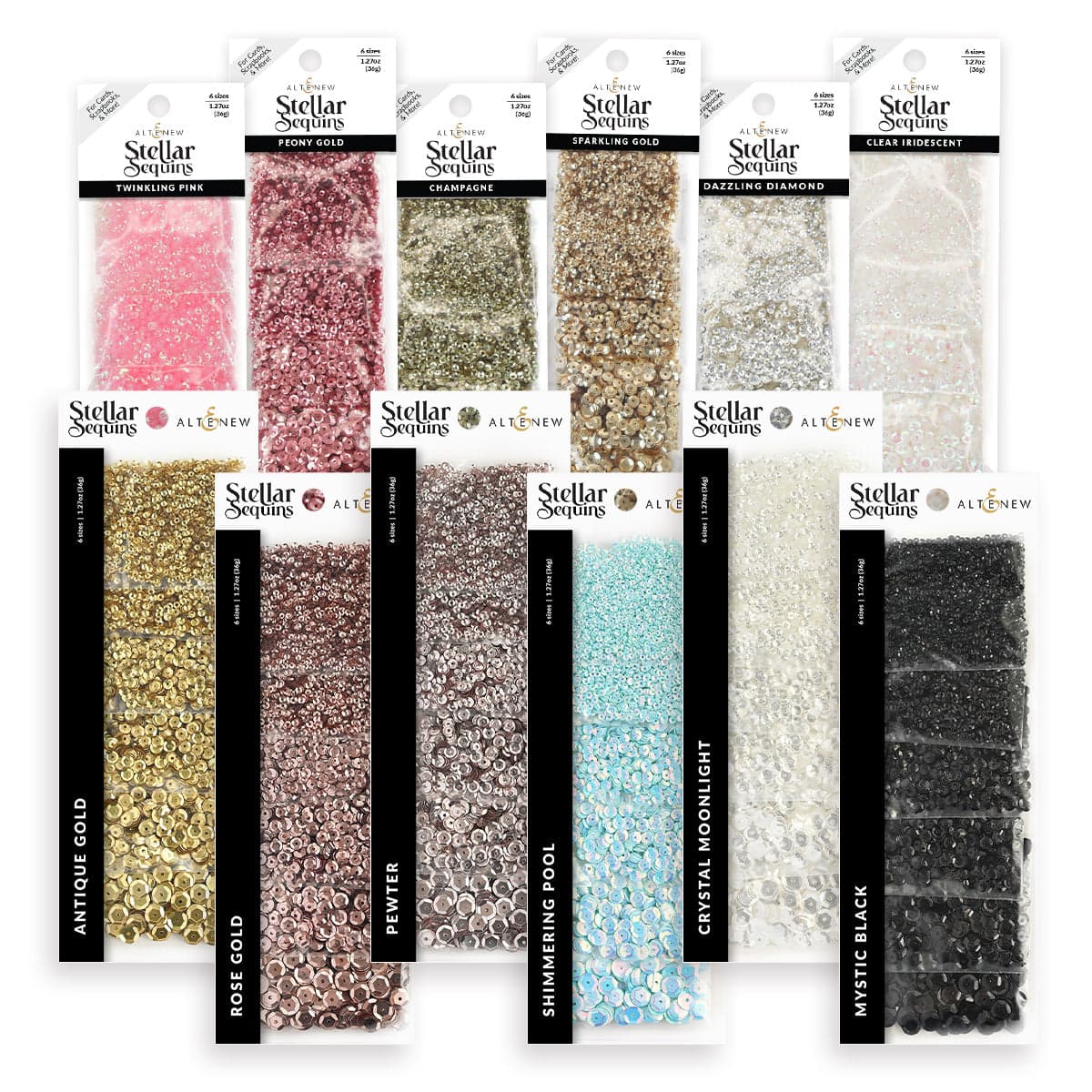 altenew-stellar-sequins-bundle-pailletten-12-farben image 1