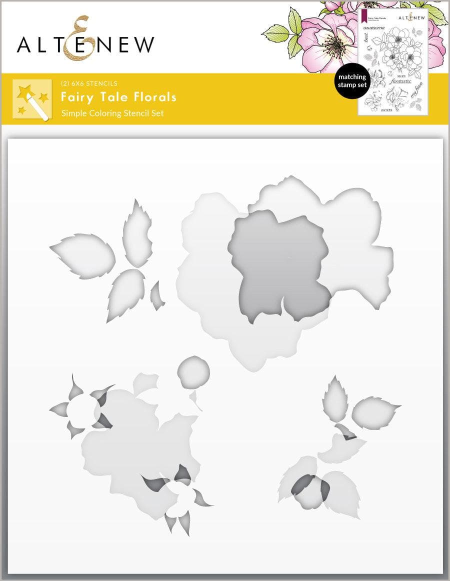 altenew-fairy-tale-florals-schablonen-set-blumen-2-in-1 image 1